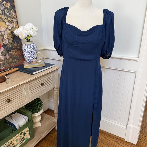 long sleeve dress beige Cream Satin Long Sleeve Maxi Dress  Urban Modesty